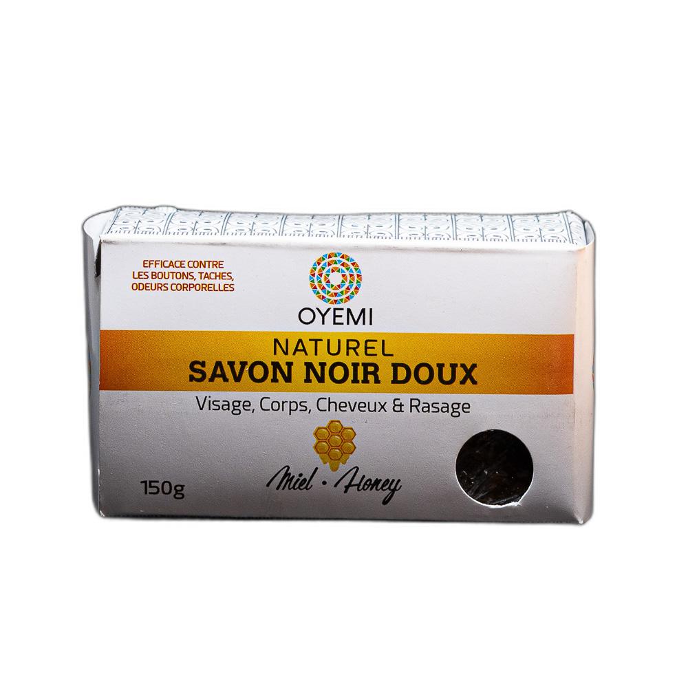 Savon noir doux miel en pain