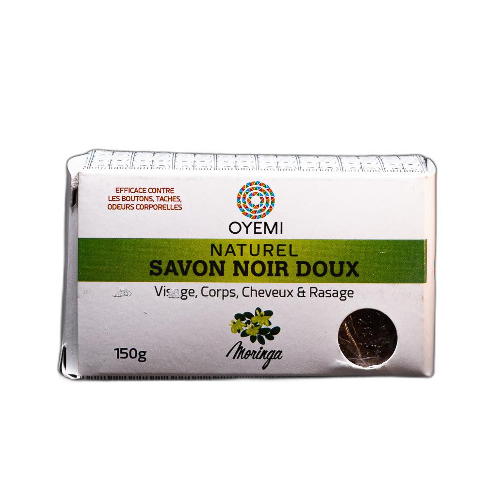 Savon noir doux moringa en pain