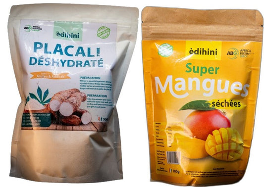 Pack de Super mangues séchées-Placali déshydraté 600g