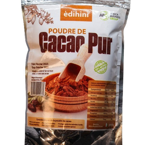 Poudre de cacao pur 500g