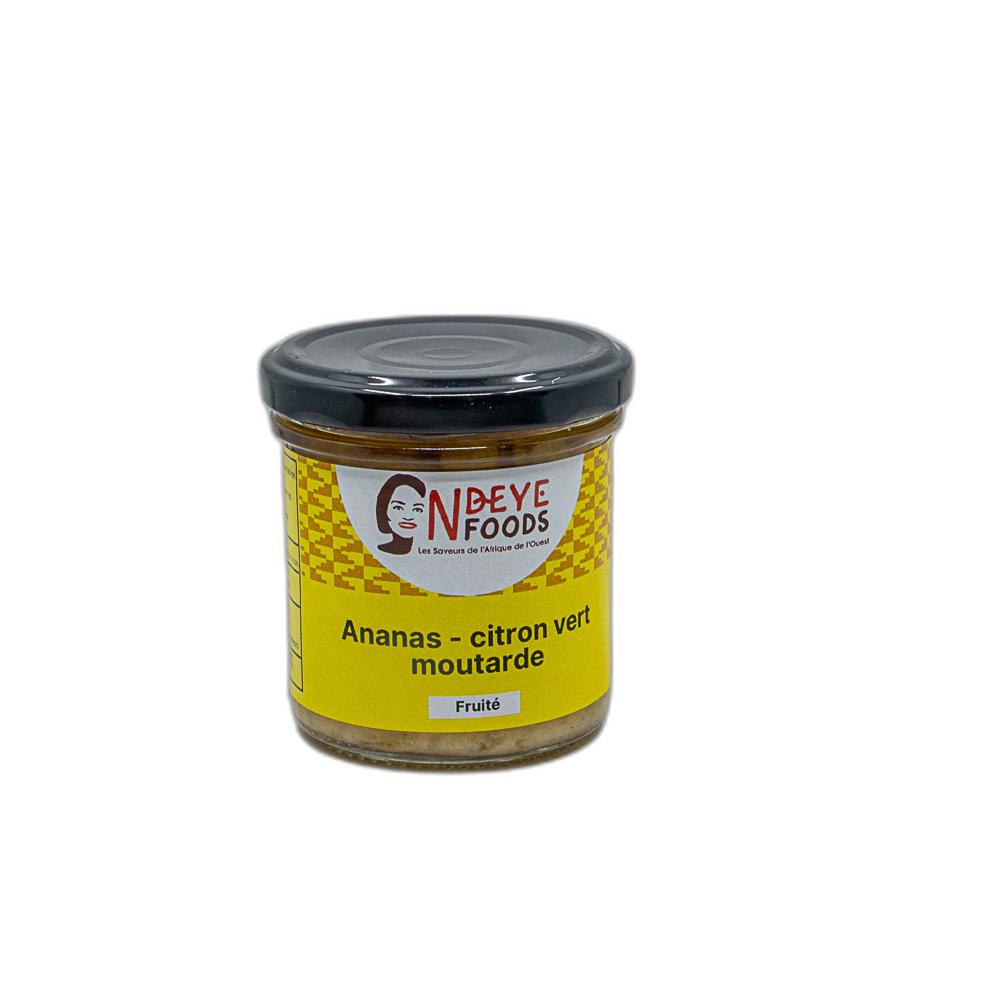 Sauce gourmande (Ananas-Citron vert-Moutarde)