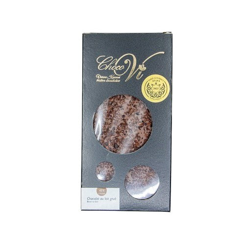 Chocolat au lait grué