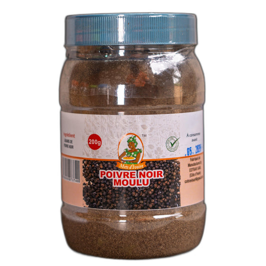 Poivre noir moulu 200g