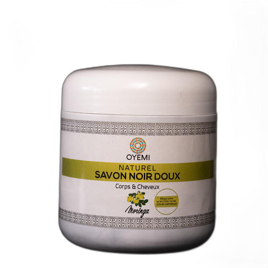 Savon noir doux moringa en pot