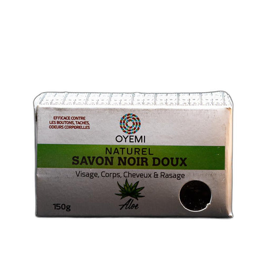 Savon noir doux aloe en pain