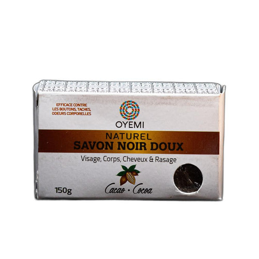 Savon noir doux cacao en pain