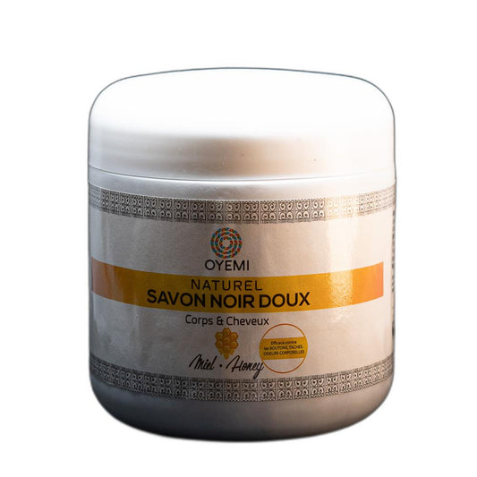 Savon noir doux miel en pot