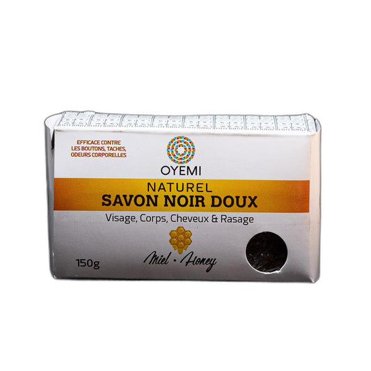 Savon noir doux miel en pain