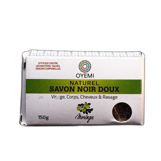 Savon noir doux moringa en pain