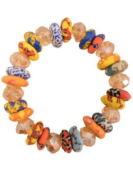 Bracelet artisanal multicolore