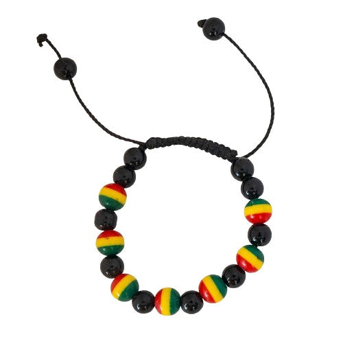 Bracelet artisanal en perles noir