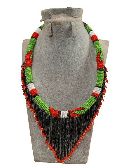 Collier artisanal multicolore