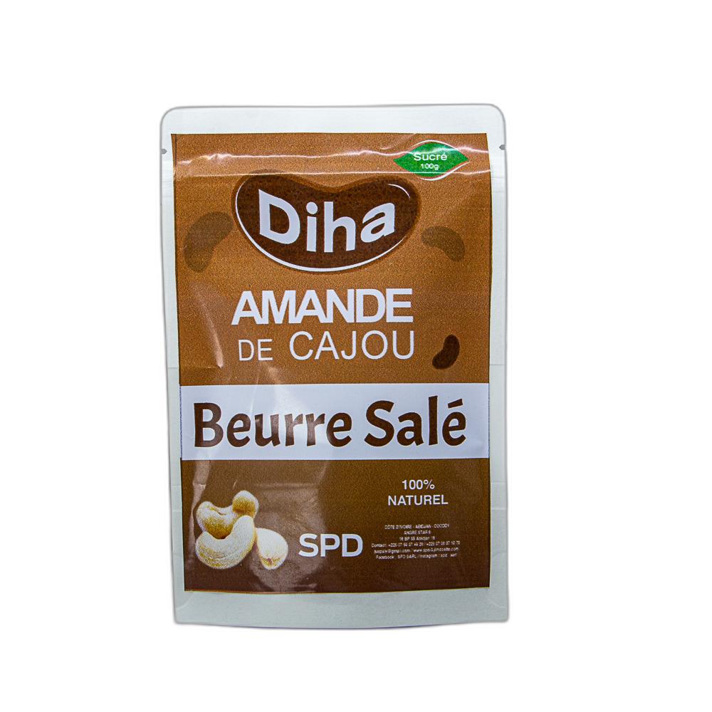 Amande de cajou au beurre salé 100g