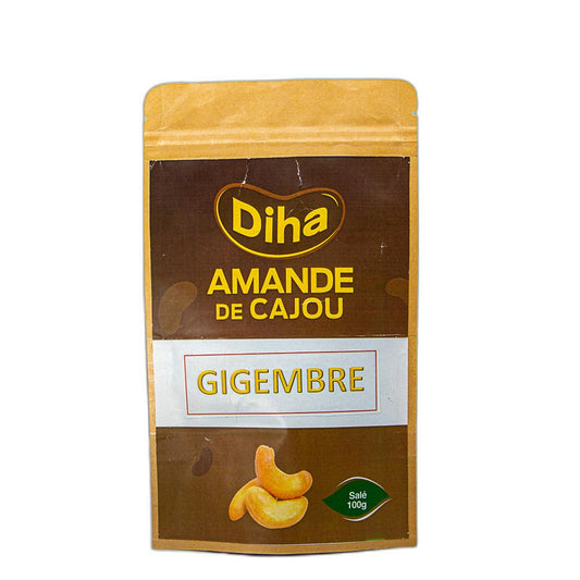 Amande de cajou au gingembre 100g