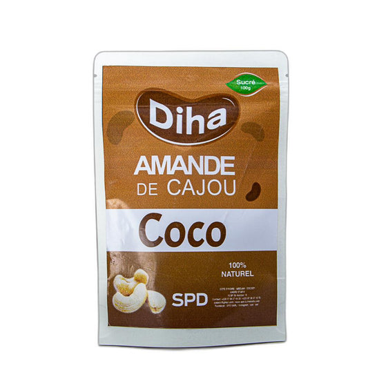 Amande de cajou au coco 100g