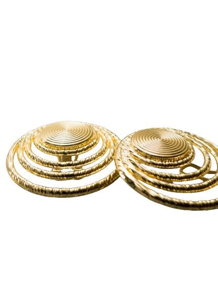 Boucle d'Oreille artisanale concentrique 20g