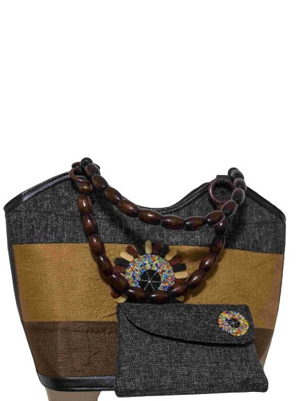 Sac à main 3 couleurs horizontales 500g