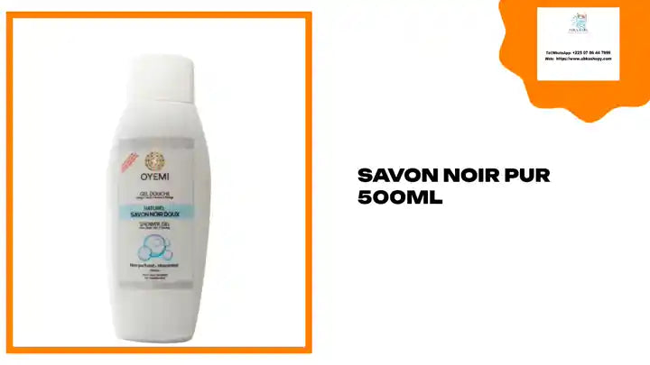 Savon noir pur 500mL by@Outfy