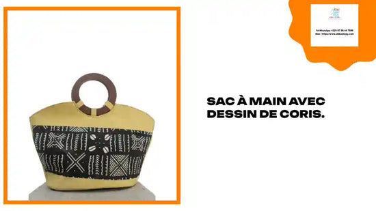 Sac &agrave; main avec dessin de coris. by@Outfy